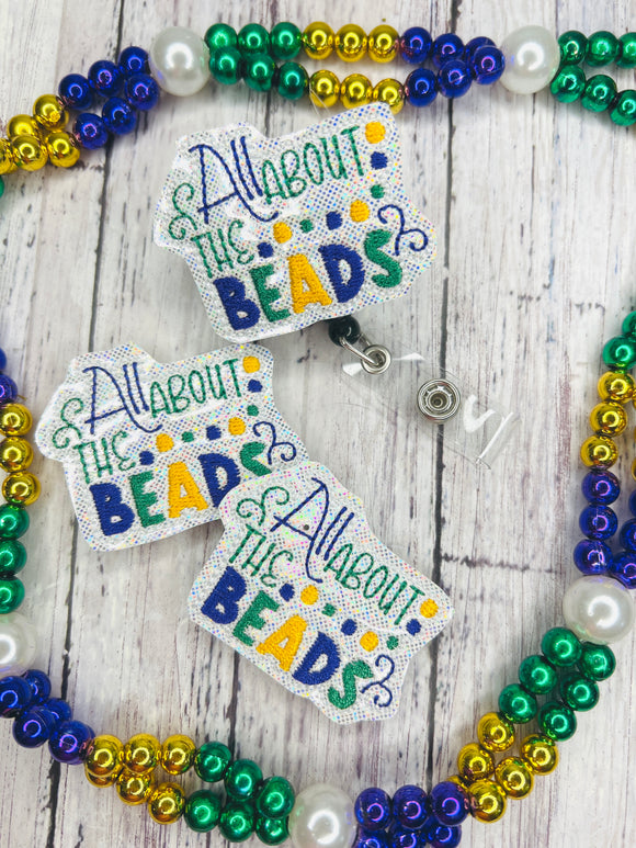 All About the Beads Badge Feltie
