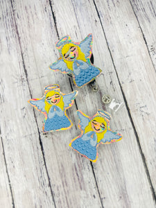 Praying Angel Badge Feltie