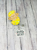 Easter Egg Baby Badge Feltie