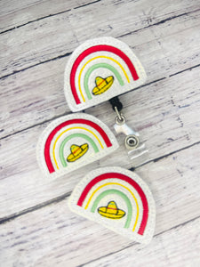 Cinco De Mayo Rainbow Badge Feltie