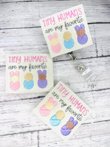 Tiny Humans are my Favorite Badge Feltie