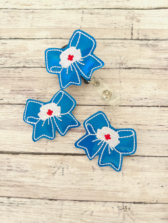 Nurse Bow Badge Feltie