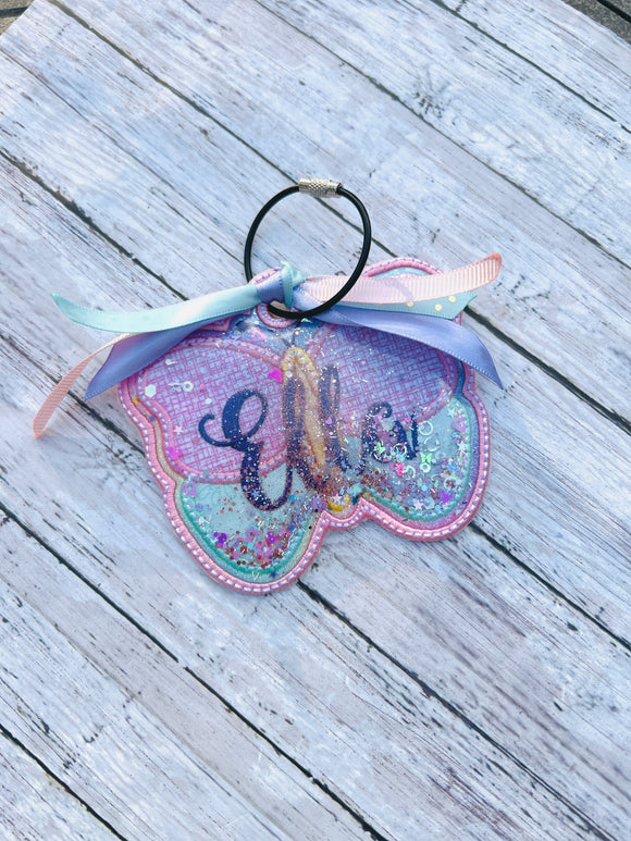 Butterfly Bag Tag Shaker