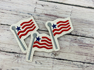 American Flag Badge Feltie