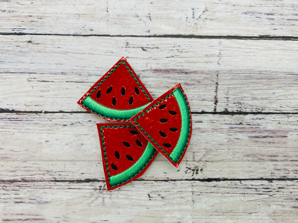 Watermelon Slice Badge Feltie
