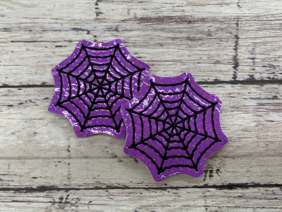 Spider Web Badge Feltie