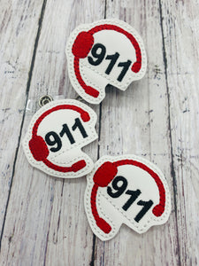 911 Dispatcher Badge Feltie