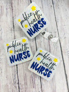 Public Health Nurse Badge Feltie
