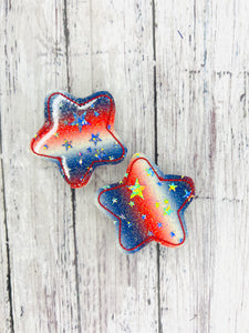 Patriotic Star Badge Feltie