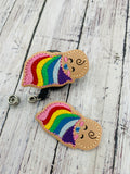 Rainbow Baby Badge Feltie