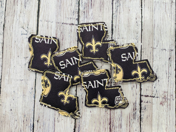 Saints Pattern Badge Feltie