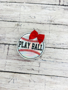 Play Ball Badge Feltie