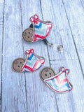 Patriotic Baby Badge Feltie