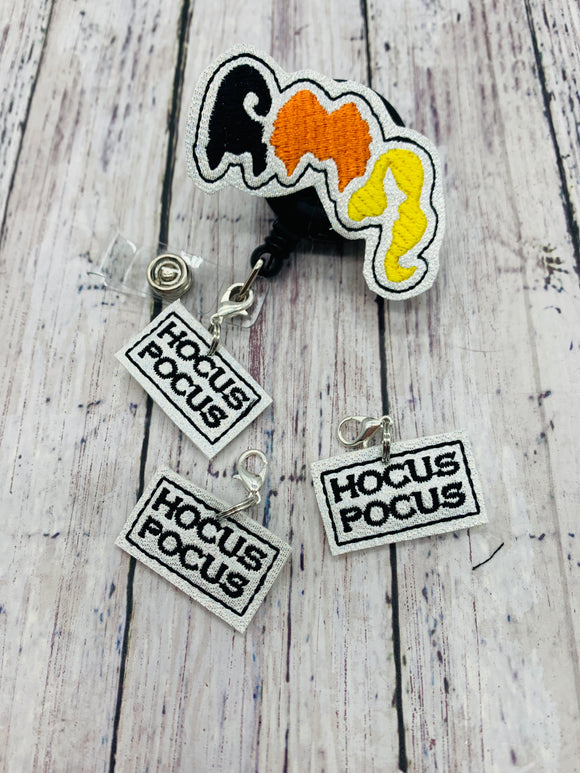 Hocus Pocus Badge Reel Charm