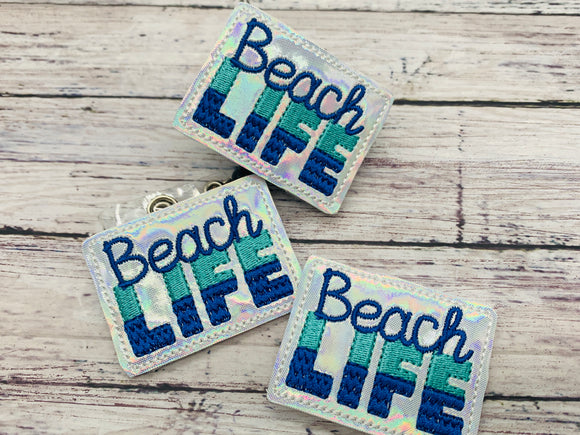 Beach Life Badge Feltie