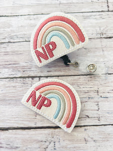 NP Rainbow Badge Feltie