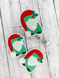 Christmas Gnome Badge Feltie