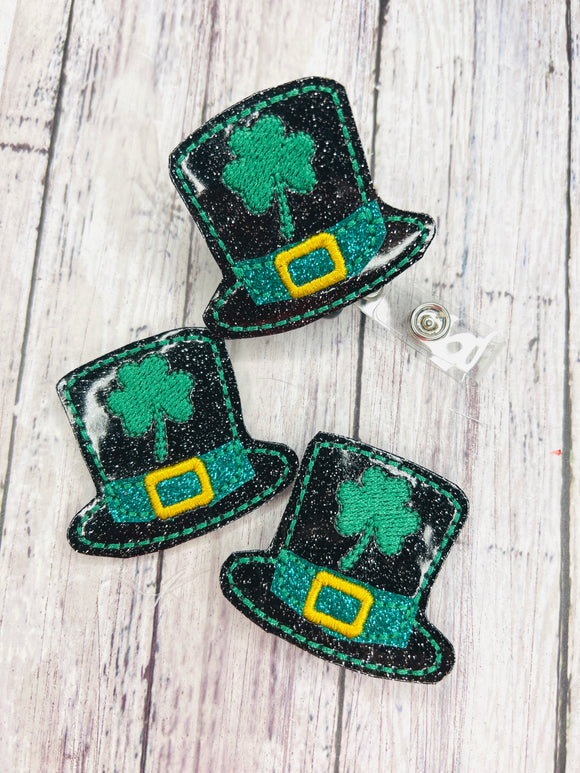 St. Patrick's Day Hat Badge Feltie