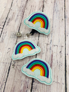 Rainbow Badge Feltie