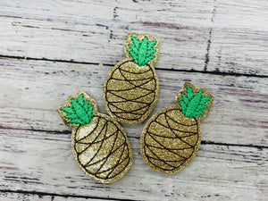 Pineapple Badge Feltie