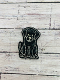 Labrador Badge Feltie