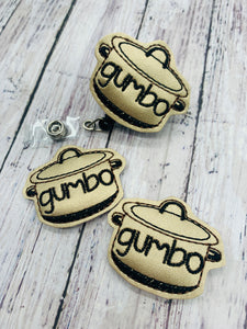 Gumbo Badge Feltie